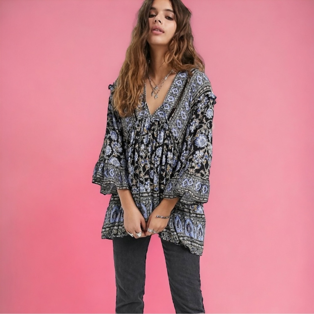 FREE PEOPLE Moonlight Dance Print Tunic